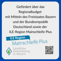 Gefördert über das Regionalbudget – ILE-Region Mainschleife Plus